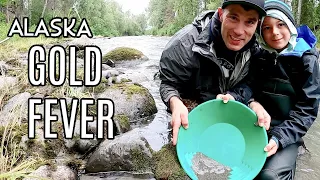 Can We Pan Enough GOLD to Pay for our Airplane GAS??? Alaska Gold Panning/Sluicing