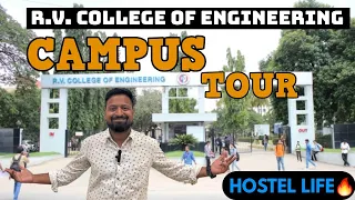 R V COLLEGE OF ENGINEERING-CAMPUS TOUR🔥||RVCE HOSTEL LIFE #campustour #rvce #vlogs ||MRITUNJAY KOTA