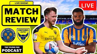 INCREDIBLE! SHREWSBURY TOWN 2-3 OXFORD UTD | MATCH REVIEW | ALL TO PLAY FOR ON THE FINAL DAY! DRAMA!