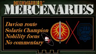 [Longplay, No Commentary] MechWarrior 4: Mercenaries (PC, 2002) 1080p Davion Play-through Part 1/2