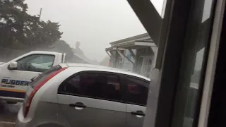 Crazy storm in knysna south Africa