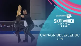 Cain-Gribble/Leduc (USA) | Pairs Short Program | Guaranteed Rate Skate America 2020 | #GPFigure