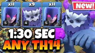 EPIC STRATEGY | Th14 Yeti Witch Quake Attack Strategy | Th14 Yeti Witch | Best Th14 Attack Strategy🔥