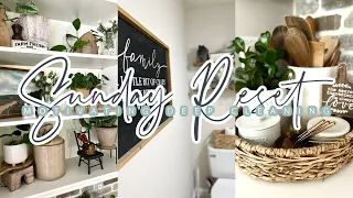 MOTIVATING SUNDAY RESET // DEEP CLEANING // WEEKLY CLEAN WITH ME // CHARLOTTE GROVE FARMHOUSE
