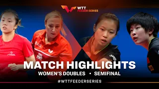 Ho Tin-Tin/Charlotte Carey vs Qin Yuxuan/Han Feier | WD SF | WTT Feeder Amman 2023