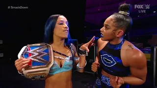 WWE SmackDown 12/03/21: Sasha Banks & Bianca Belair Backstage Segment