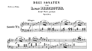 Beethoven / Glenn Gould, 1974: Sonata No. 1 in F minor, Op. 2 No. 1 - CBS Masterworks M2 35911
