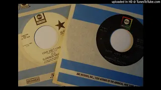 Motown Supremes Related: Florence Ballard "Love Ain't Love" 45 ABC 11144 1968