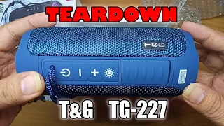 T&G TG227 (TEARDOWN / DISASSEMBLY) BLUETOOTH SPEAKER