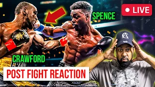 Wow! Terrance Crawford Stops Errol Spence [ Full Fight Reaction]