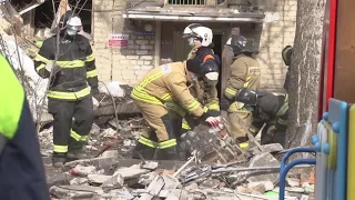 Взрыв газа разрушил пять этажей дома в Орехово-Зуево