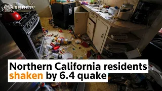 Northern California residents shaken by 6.4 quake