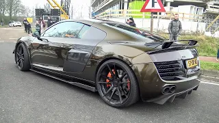 Audi R8 V8 with Capristo Exhaust - LOUD Revs & Accelerations !