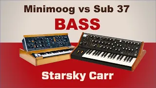 Minimoog Model D vs Sub 37: Bass