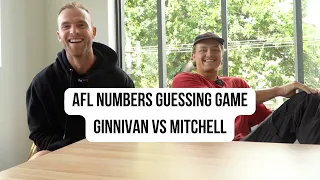 AFL NUMBERS GAME | JACK GINNIVAN VS TOM MITCHELL
