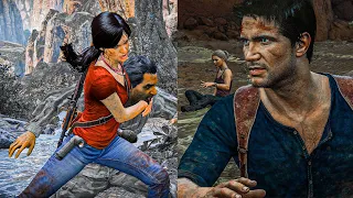 Uncharted Legacy of Thieves Collection PS5 - Stealth Kills Gameplay (Hard / Crushing) 4K / 60FPS