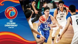 Japan v Philippines - Full Game - Quarter-Finals - FIBA U16 Asian Championship