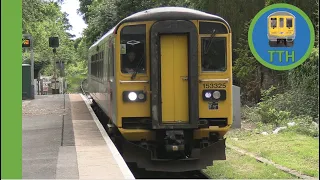 Class 153 arrives at Ffairfach