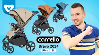 Carrello Bravo 2024, Bravo Plus 2024, Bravo SL 2024 - spacerówka na każdy teren / całoroczny wózek