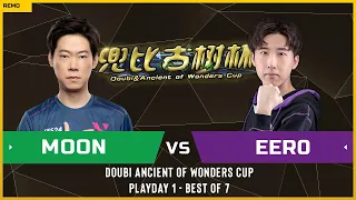 WC3 - Doubi Ancient of Wonders Cup - Playday 1: [NE] Moon vs Eer0 [UD]