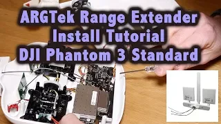 ARGTek Range Extender Install Tutorial for DJI Phantom 3 Standard