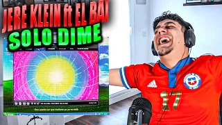 (REACCIÓN) JERE KLEIN - SOLO DIME FEAT EL BAI (VISUALIZER) | ARES KLEIN