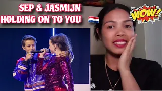 SEP & JASMIJN - HOLDING ON TO YOU [LIVE] | JUNIOR SONGFESTIVAL 2023 🇳🇱 | REACTION