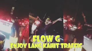 Flow G nag-eenjoy lang kahit traffic LUPIT!