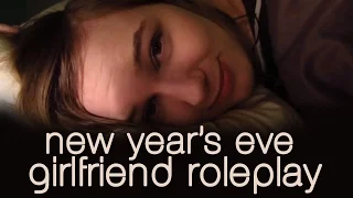 [ASMR] New Year's Eve Girlfriend Roleplay (whispering, rain)