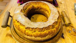 Ciambellone di una volta,rustico dal sapore antico ￼