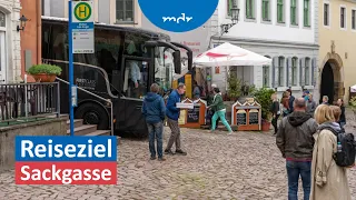 Nächster Halt – Sackgasse: Reisebus in Meißen steckt fest | MDR um Zwei | MDR