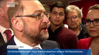 Bundestagswahl: Martin Schulz im Interview am 01.02.2017