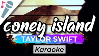 Taylor Swift - coney island - Karaoke Instrumental (Acoustic)