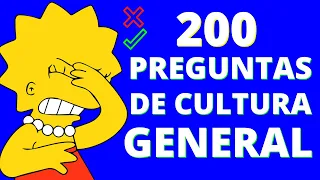 200 Preguntas de Cultura General➤DESAFÍO para Ponerte a Prueba❓🤔