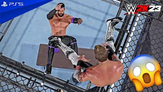 WWE 2K23 - Finn Balor vs. Edge - Hell in a Cell Match at WrestleMania 39 | PS5™ [4K60]