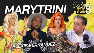 Marytrini, el transformista Alexis Fernandez, nos trae chismes en Carlucho TV