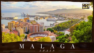 Malaga ● Spain 【4K】 Aerial Cinematic Drone [2022]
