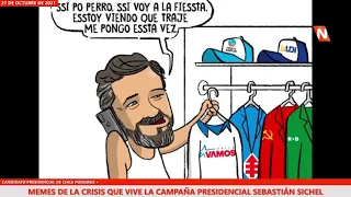 Memes sobre la crisis que vive la campaña presidencial de Sebastián Sichel por respaldos a Kast