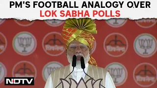 PM Modi Kohlapuri Rally | PM Modi's Football Analogy After 2nd Phase Of Polls : 'NDA Leading 2-0'