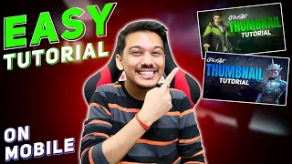 Sabse "Easy" but "Amazing" Thumbnail Tutorial on Android [Hindi]