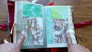 'Techniques' Altered book, filled with the different methods I use in altered book layouts.