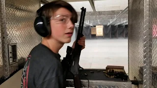 Ryder shooting the Henry Big Boy lever-action rifle using .44 mag., Jan. 18, 2020 155026