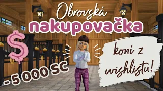 Konečně!🐴 Obrovská NAKUPOVAČKA koní z wishlistu & ze slev💸🤭 || Star Stable Online shopping spree