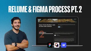 Designing a website with Relume and Figma - Advanced component editing