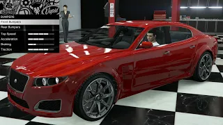 GTA 5 - OG Vehicle Customization - Lampadati Felon (Jaguar XF / Maserati Quattroporte)