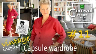 'Carmen' Jacket | Vintage inspired CAPSULE WARDROBE | Miranda inspo reveal | colourful sew style