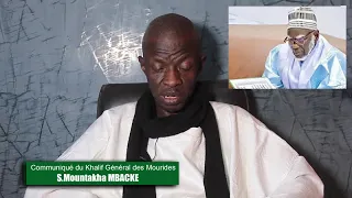 Urgent : Déclaration de l’émissaire du khalife général des Mourides sur l’affaire Sonko et Adji Sarr