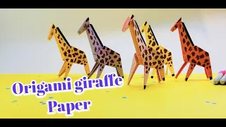 Origami Paper Giraffe | How to make giraffe step by step 🦒 [MANUALIDADES]