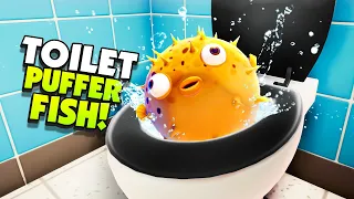 Flushing a PUFFER FISH In A TOILET! - New I Am Fish Gameplay