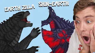 Reacting To SHIN EARTH Godzilla vs EARTH Godzilla (EPIC FIGHT)
